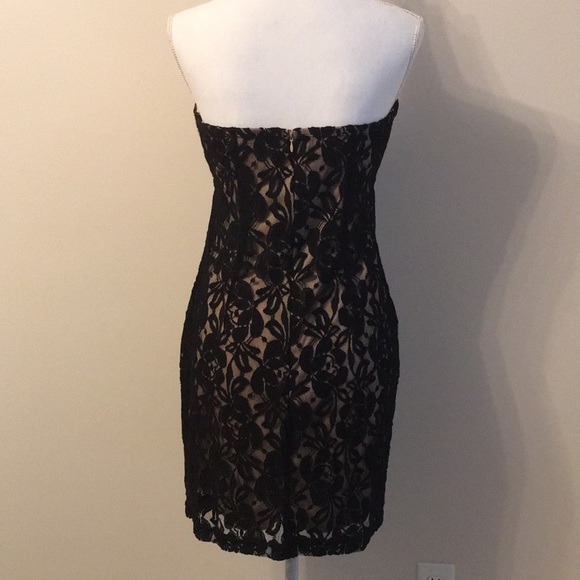 FOREVER 21 Women’s Strapless Lace Overlay Dress - Picture 4 of 6
